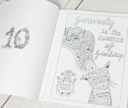 One Year Wiser Coloring Book