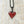 Load image into Gallery viewer, Chunky Red Glitter Heart Necklace*
