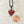 Load image into Gallery viewer, Wee Heart Red Glitter Heart w/ Chain*
