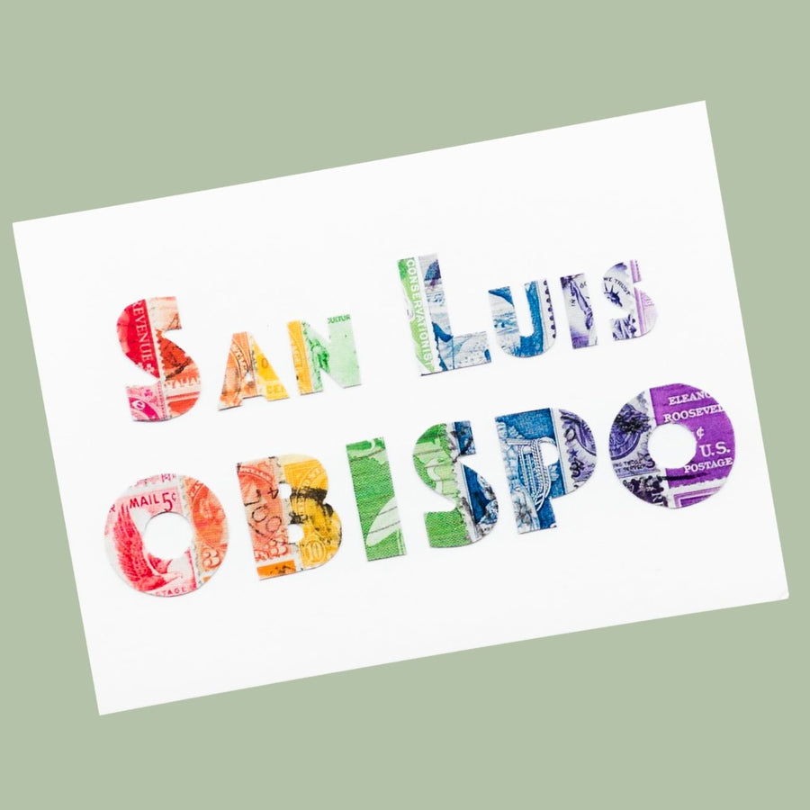 Rainbow San Luis Obispo Postcard
