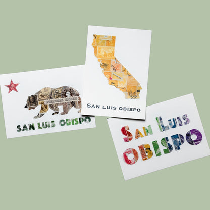 California Bear San Luis Obispo Postcard