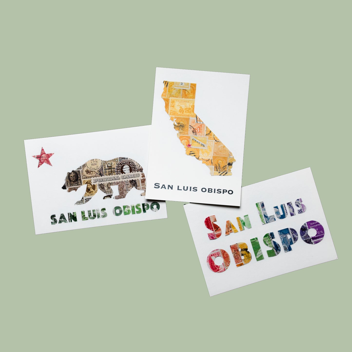 Rainbow San Luis Obispo Postcard