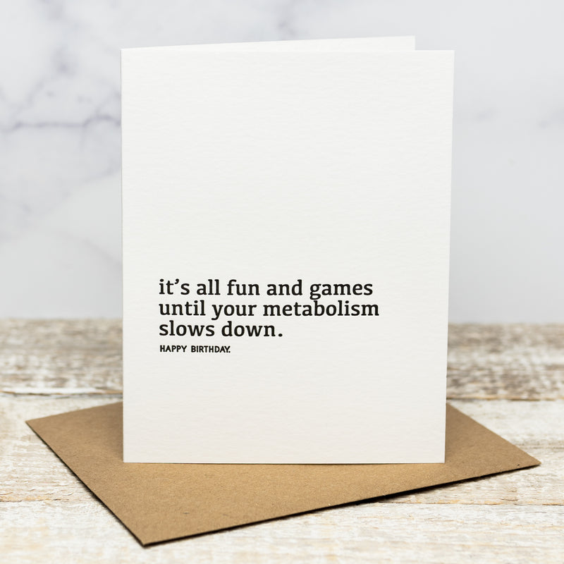 It's All Fun and Games - Greeting Card