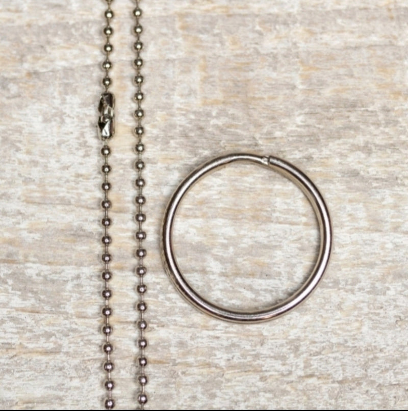 Love You Most - Hand Stamped Brass