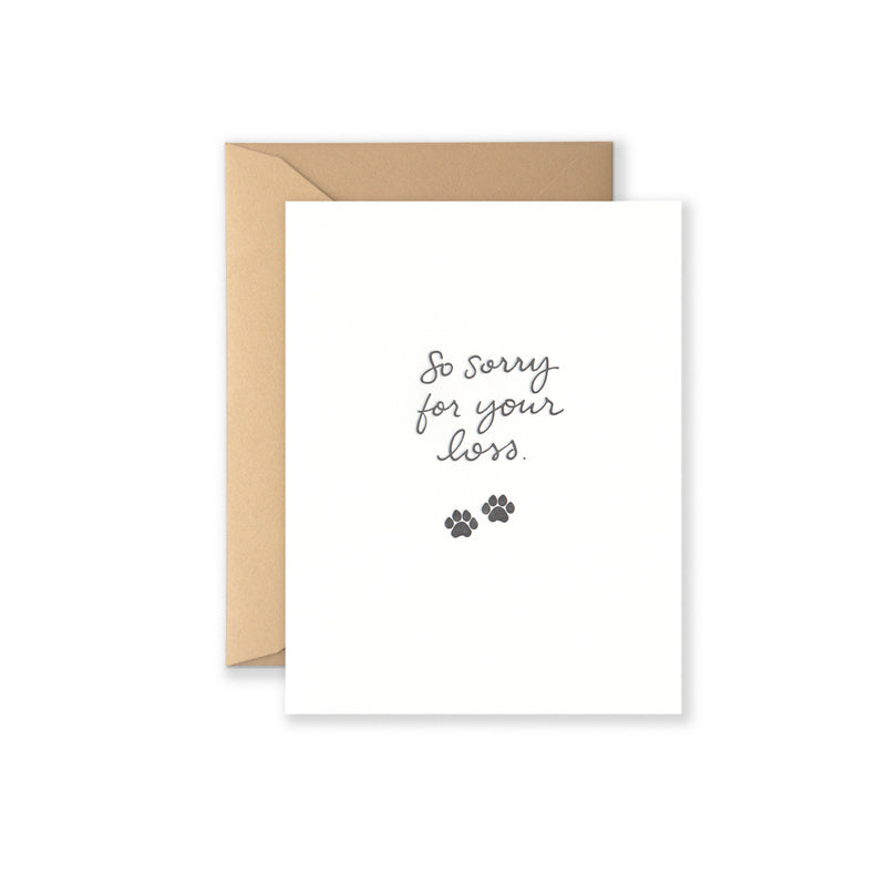 So Sorry for Your Loss - Pet Greeting Card