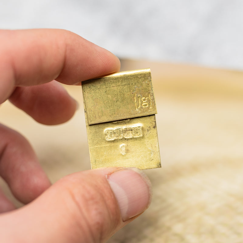 YOU ARE HERE - Hand Stamped Brass Bookmark