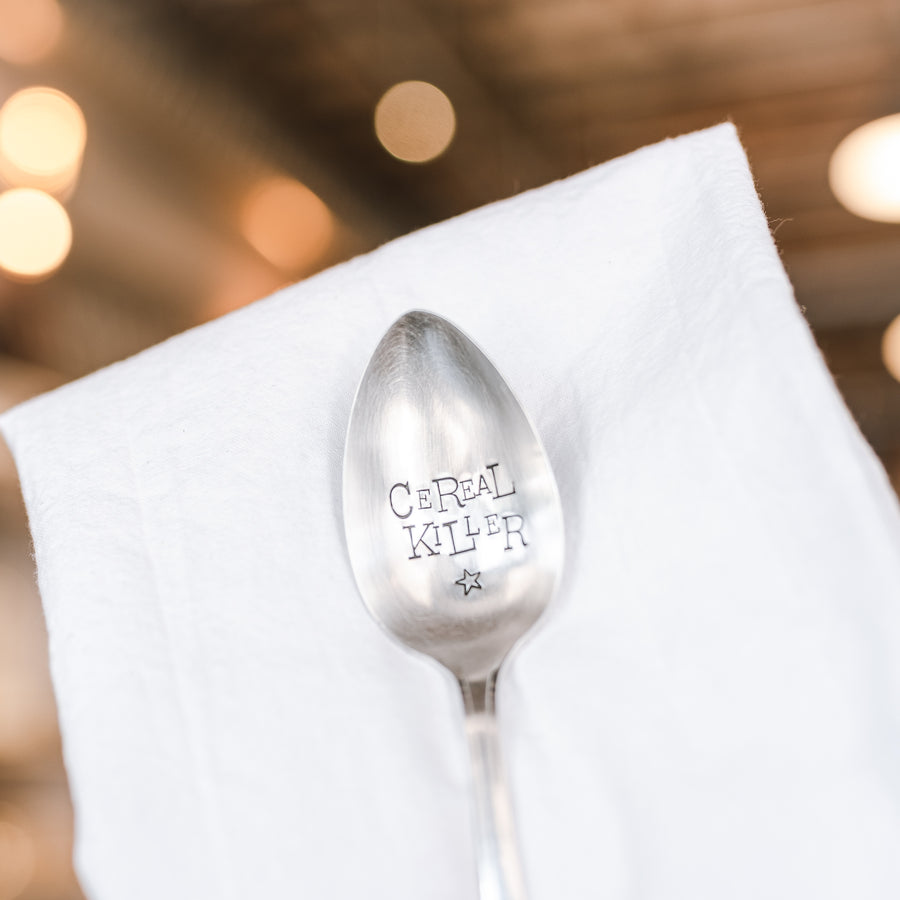 Cereal Killer - Silver Plate Spoon