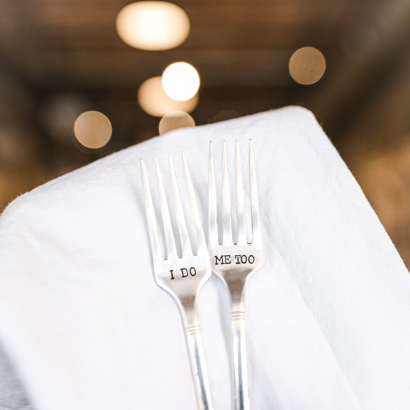 I Do Me Too - Silver Plate Fork Set